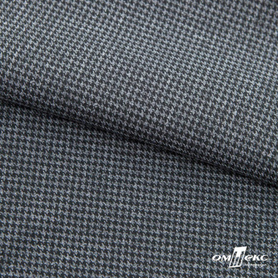 Ткань костюмная Пье-де-пуль 24013, 210 гр/м2, шир.150см, цвет чёрн/св.серый - купить в Нижнем Тагиле. Цена 334.18 руб.