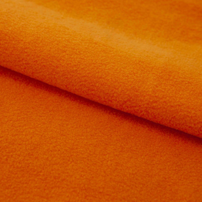 Флис DTY 16-1358, 250 г/м2, шир. 150 см, цвет оранжевый - купить в Нижнем Тагиле. Цена 640.46 руб.