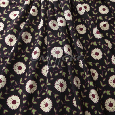 Плательная ткань "Фламенко" 10.1, 80 гр/м2, шир.150 см, принт растительный - купить в Нижнем Тагиле. Цена 241.49 руб.