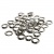 Люверсы, металлические/14мм/никель (упак.1000 шт) - купить в Нижнем Тагиле. Цена: 1 058.40 руб.