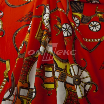 Плательная ткань "Фламенко" 16.1, 80 гр/м2, шир.150 см, принт этнический - купить в Нижнем Тагиле. Цена 241.49 руб.