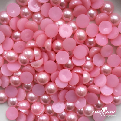 0404-5146В-Полубусины пластиковые круглые "ОмТекс", 10 мм, (уп.50гр=175+/-3шт), цв.101-св.розовый - купить в Нижнем Тагиле. Цена: 63.46 руб.