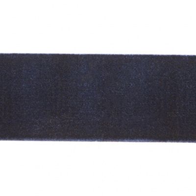 Лента бархатная нейлон, шир.25 мм, (упак. 45,7м), цв.180-т.синий - купить в Нижнем Тагиле. Цена: 800.84 руб.