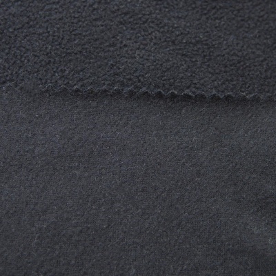 Флис DTY, 130 г/м2, шир. 150 см, цвет чёрный - купить в Нижнем Тагиле. Цена 694.22 руб.