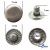 Кнопка металлическая "Альфа" с пружиной, 15 мм (уп. 720+/-20 шт), цвет никель - купить в Нижнем Тагиле. Цена: 1 466.73 руб.