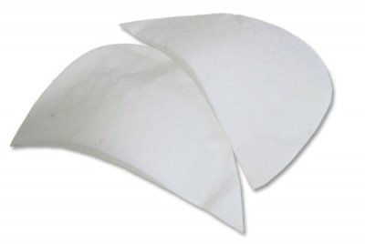 Плечевые накладки И-8 НЦ, составные, цвет белый - купить в Нижнем Тагиле. Цена: 47.27 руб.