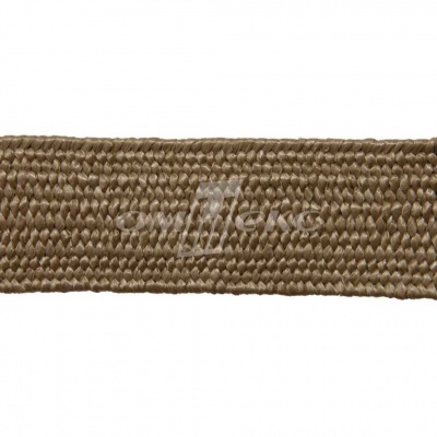 Тесьма отделочная полипропиленовая плетеная эластичная #2, шир. 40мм, цв.- соломенный - купить в Нижнем Тагиле. Цена: 50.99 руб.