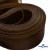 Регилиновая лента, шир.100мм, (уп.25 ярд), цв.- коричневый - купить в Нижнем Тагиле. Цена: 694.13 руб.