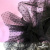 Евро-фатин горох, 100% полиэфир, 15 г/м2, 150 см. 16-167/черный - купить в Нижнем Тагиле. Цена 241.13 руб.