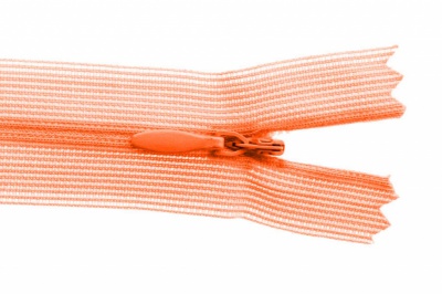 Молния потайная Т3 849, 20 см, капрон, цвет оранжевый - купить в Нижнем Тагиле. Цена: 5.12 руб.