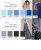 Креп стрейч Амузен 14-4122, 85 гр/м2, шир.150см, цвет голубой - купить в Нижнем Тагиле. Цена 148.37 руб.