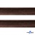 Кант атласный 074, шир. 12 мм (в упак. 65,8 м), цвет коричневый - купить в Нижнем Тагиле. Цена: 237.16 руб.