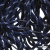 Шнурки #107-19, круглые 130 см, двухцветные цв.тём.синий/белый - купить в Нижнем Тагиле. Цена: 22.14 руб.