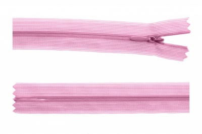 Молния потайная Т3 513, 20 см, капрон, цвет св.розовый - купить в Нижнем Тагиле. Цена: 5.12 руб.