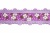 Тесьма декоративная 0385-6169, шир. 25 мм/уп. 22,8+/-1 м, цвет 01-фиолетовый - купить в Нижнем Тагиле. Цена: 387.43 руб.