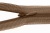 Молния потайная Т3 294, 50 см, капрон, цвет коричневый - купить в Нижнем Тагиле. Цена: 6.90 руб.