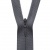 Молния потайная Т3 301, 50 см, хлопок, цвет т.серый - купить в Нижнем Тагиле. Цена: 8.62 руб.