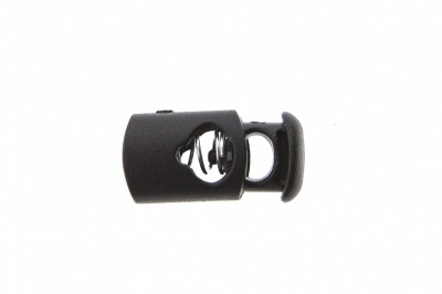 8021 Фиксатор пластиковый "Цилиндр", 20х10 мм, цвет чёрный - купить в Нижнем Тагиле. Цена: 1.31 руб.