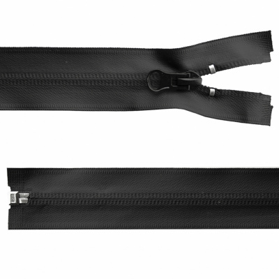 Молния водонепроницаемая PVC Т-7, 100 см, разъемная, цвет чёрный - купить в Нижнем Тагиле. Цена: 61.89 руб.