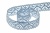 Тесьма кружевная 0621-1346А, шир. 13 мм/уп. 20+/-1 м, цвет 132-голубой - купить в Нижнем Тагиле. Цена: 569.26 руб.