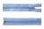 Спиральная молния Т5 351, 75 см, автомат, цвет св.голубой - купить в Нижнем Тагиле. Цена: 16.28 руб.