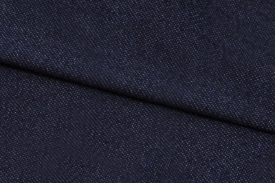 Ткань джинсовая №96, 160 гр/м2, шир.148см, цвет т.синий - купить в Нижнем Тагиле. Цена 350.42 руб.