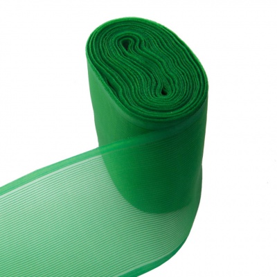 Лента капроновая, шир. 80 мм/уп. 25 м, цвет зелёный - купить в Нижнем Тагиле. Цена: 15.66 руб.