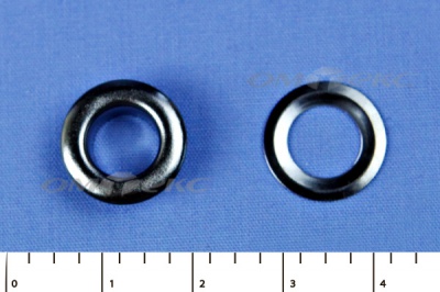 Люверсы металлические, блочка/кольцо, №5 (8 мм) упак.1000 шт- цв.никель - купить в Нижнем Тагиле. Цена: 392 руб.