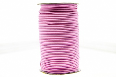 0370-1301-Шнур эластичный 3 мм, (уп.100+/-1м), цв.141- розовый - купить в Нижнем Тагиле. Цена: 459.62 руб.