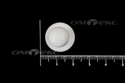 Пуговица поварская "Пукля", 10 мм, цвет белый - купить в Нижнем Тагиле. Цена: 2.28 руб.