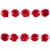 Тесьма плетеная "Рюш", упак. 9,14 м, цвет красный - купить в Нижнем Тагиле. Цена: 46.82 руб.