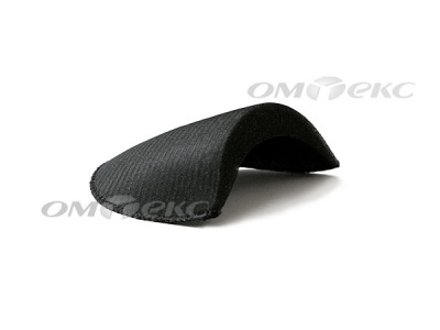 Плечевые накладки ОВ-16, обшитые, цвет чёрный - купить в Нижнем Тагиле. Цена: 22.77 руб.
