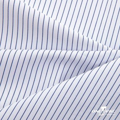 Ткань сорочечная Ронда, 115 г/м2, 58% пэ,42% хл, шир.150 см, цв.4-синяя, (арт.114) - купить в Нижнем Тагиле. Цена 306.69 руб.
