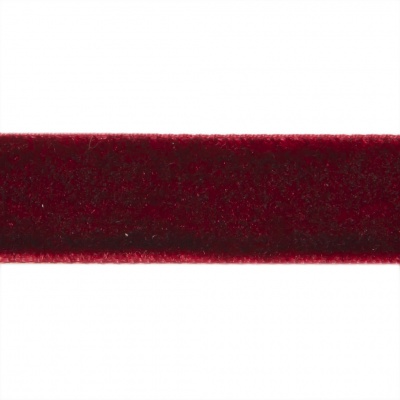 Лента бархатная нейлон, шир.12 мм, (упак. 45,7м), цв.240-бордо - купить в Нижнем Тагиле. Цена: 392 руб.
