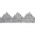Тесьма металлизированная 0384-0240, шир. 40 мм/уп. 25+/-1 м, цвет серебро - купить в Нижнем Тагиле. Цена: 490.74 руб.