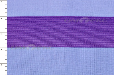Окантовочная тесьма №0225, шир. 22 мм (в упак. 100 м), цвет фиолет - купить в Нижнем Тагиле. Цена: 271.60 руб.