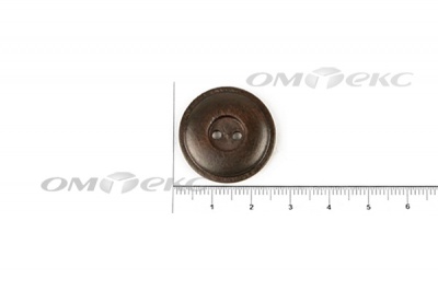 Пуговица деревянная круглая №54 (25мм) - купить в Нижнем Тагиле. Цена: 4.12 руб.