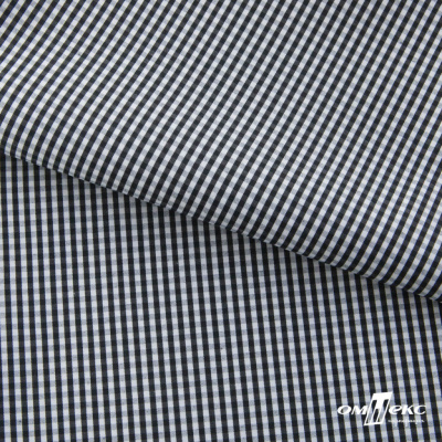 Ткань сорочечная Клетка Виши, 115 г/м2, 58% пэ,42% хл, шир.150 см, цв.6-черный, (арт.111) - купить в Нижнем Тагиле. Цена 309.82 руб.