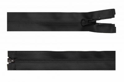 Молния водонепроницаемая PVC Т-7, 70 см, разъемная, цвет чёрный - купить в Нижнем Тагиле. Цена: 53.88 руб.