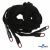 Шнурки #106-01, плоские 130 см, декор.наконечник, цв.чёрный - купить в Нижнем Тагиле. Цена: 43.98 руб.