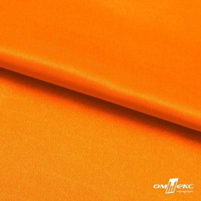 Поли креп-сатин 15-1263, 125 (+/-5) гр/м2, шир.150см, цвет оранжевый - купить в Нижнем Тагиле. Цена 155.57 руб.