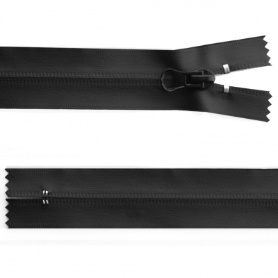 Молния водонепроницаемая PVC Т-7, 20 см, неразъемная, цвет чёрный - купить в Нижнем Тагиле. Цена: 21.56 руб.