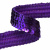 Тесьма с пайетками 12, шир. 20 мм/уп. 25+/-1 м, цвет фиолет - купить в Нижнем Тагиле. Цена: 778.19 руб.