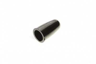 8100-Наконечник пластиковый под металл 15 мм-тем.никель - купить в Нижнем Тагиле. Цена: 2.45 руб.