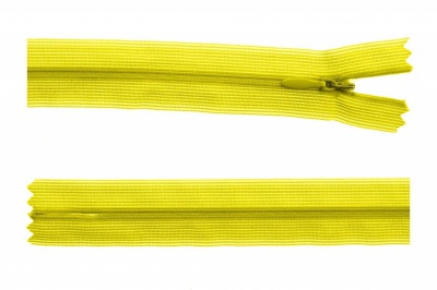 Молния потайная Т3 131, 20 см, капрон, цвет жёлтый - купить в Нижнем Тагиле. Цена: 5.12 руб.