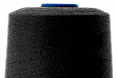 Нитки швейные, 100% полиэстер 40/2, (3000 ярд) -  чёрные - купить в Нижнем Тагиле. Цена: 
