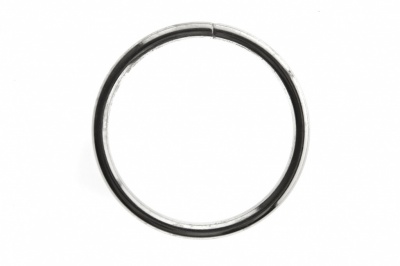 Кольцо металлическое №40 мм, цв.-никель - купить в Нижнем Тагиле. Цена: 4.45 руб.