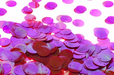Пайетки "ОмТекс" россыпью,CREAM,круг 20 мм/упак.50+/-2 гр, цв. 15-розовый - купить в Нижнем Тагиле. Цена: 80.12 руб.