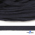 Шнур плетеный d-8 мм плоский, 70% хлопок 30% полиэстер, уп.85+/-1 м, цв.1010-т.синий - купить в Нижнем Тагиле. Цена: 735 руб.
