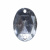 Стразы пришивные акриловые арт.#39/10 - "Кристал", 10х14 мм - купить в Нижнем Тагиле. Цена: 0.69 руб.